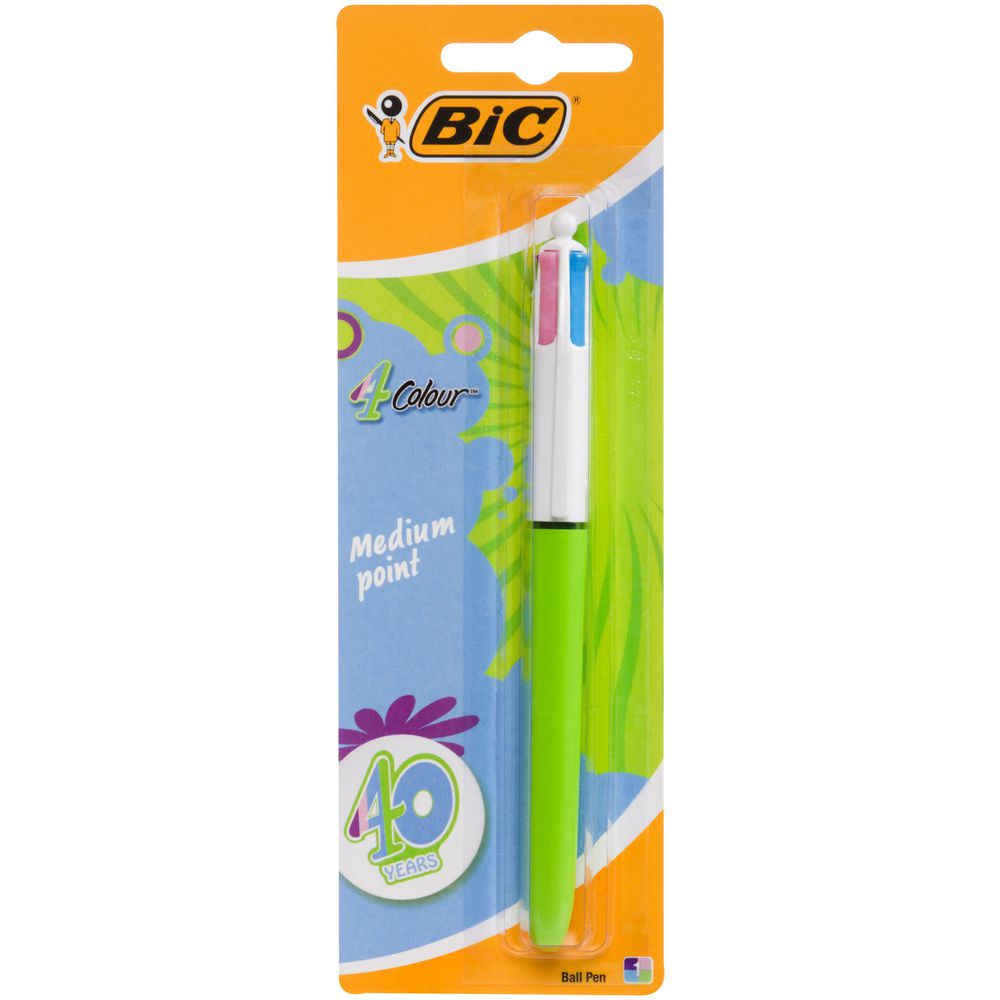 BIC 4 Colours Fashion Retractable Ballpoint Pen